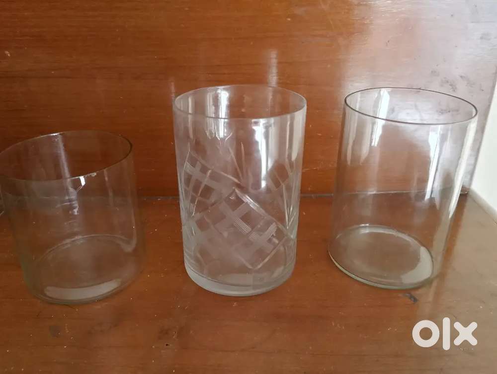Like new Borosilicate glasses 17( 6+6+5) for water juice cold drink
