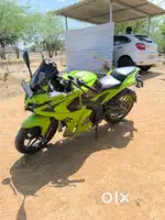 Green colour super bike best pick up