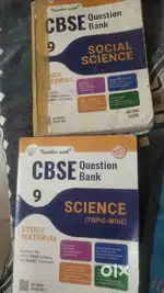 9 cbse science and SS  together with Question Bank