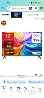 32 Inch QLED Google TV – Brand New  Unopened Box