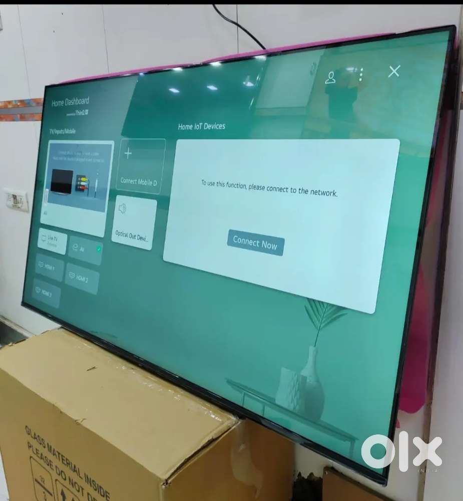 All sizes LED TV box pack smart android Wi-Fi 1 year warranty