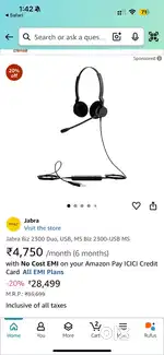 JABRA BIZ 2300 duo