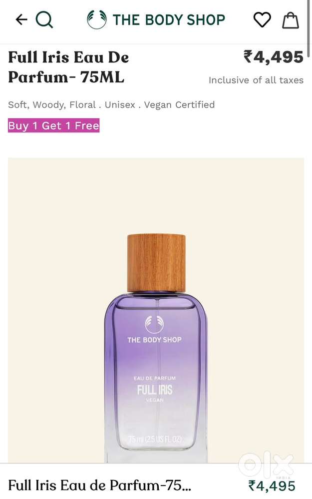 FULL IRIS PERFUME FROM THE BODY SHOP
