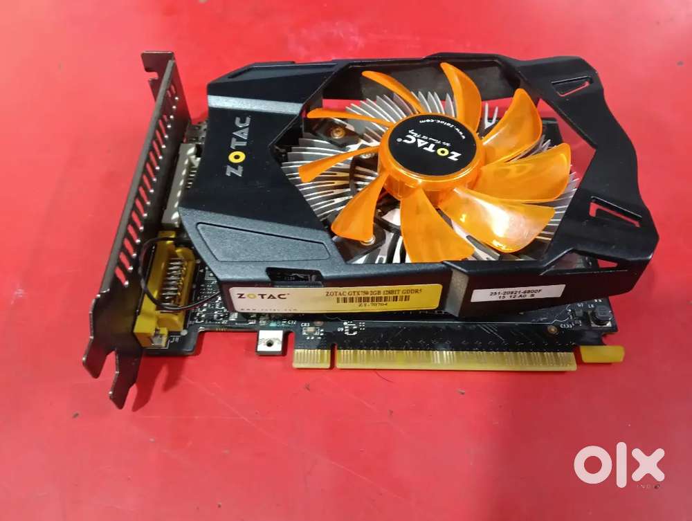 Zotac gtx750 2 gb ddr5 grafic card perfect working and new looking