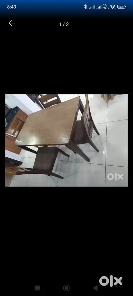 Royal Oak sesame 4 seater dining table