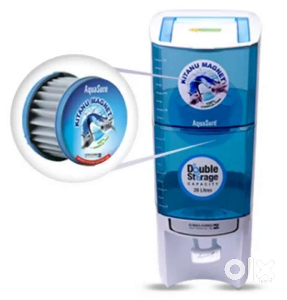 Old Aquasure Amrit With Kitanu Magnet Water Filter purifier 18 litre