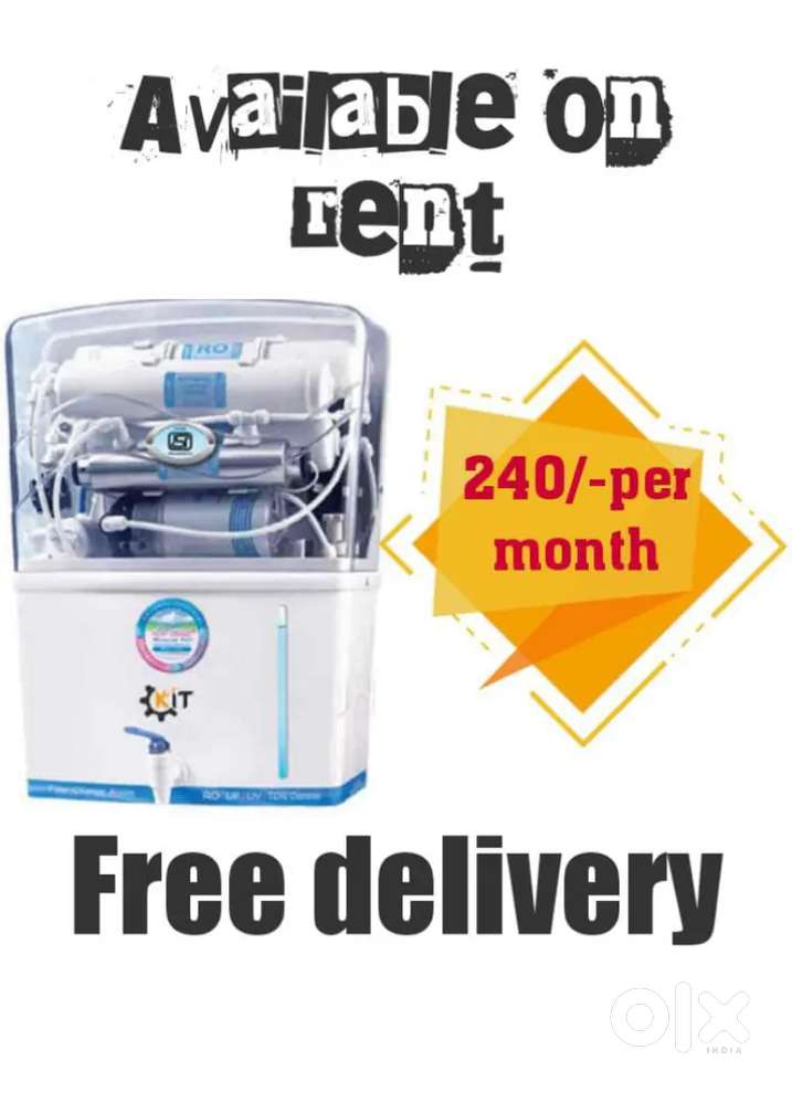 Water purifier on Rent