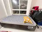 Single Bed Cot with storage + Sleep World Mattress