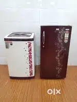 ** Videocon 180ltrs refrigerator & Electrolux 6.5kgx washing machine**