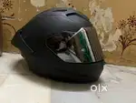Smk stellar matt grey helmet