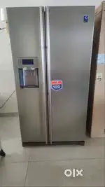 Good condition 600 ltr double door fridge