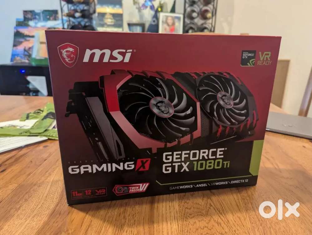 Used MSI GeForce GTX 1080 Ti GAMING 11GB GDDR5X Graphics Card.