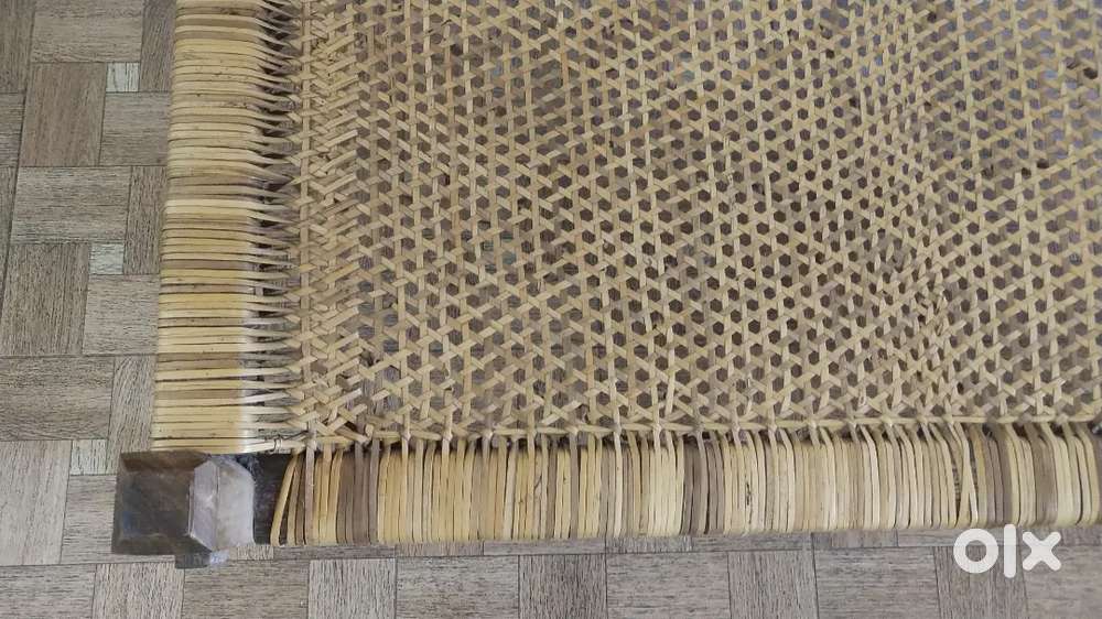 Hand made straw baby cot