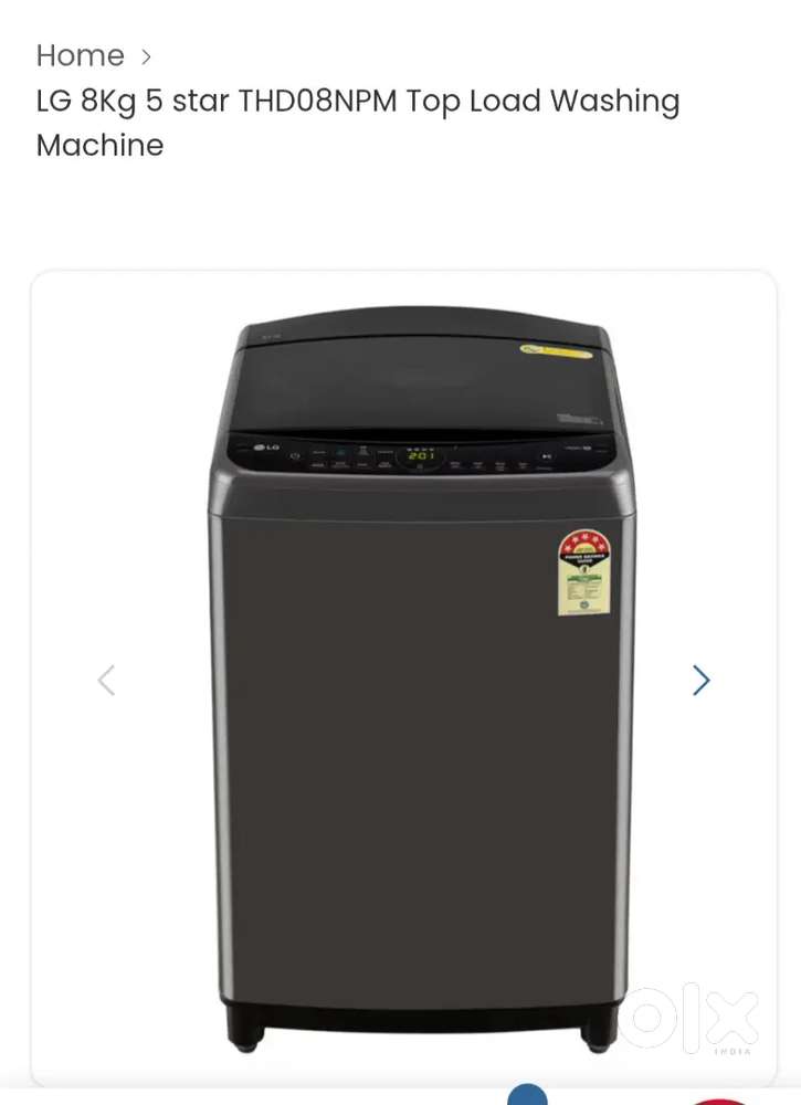 Lg fully automatic washing machine