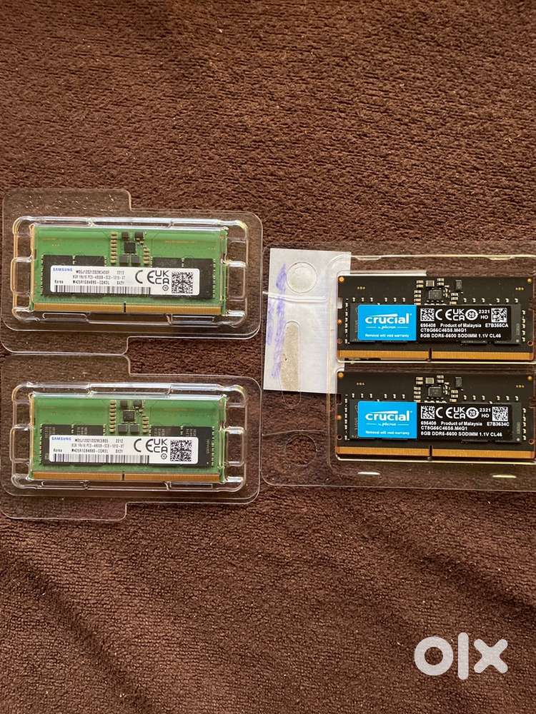 32 gb ddr5 laptop ram. 4x8 gb sticks.
