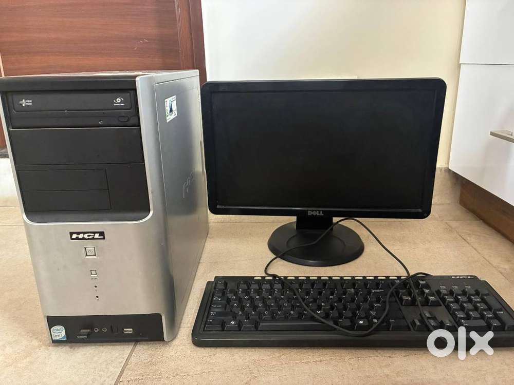 Monitor, CPU and Keyboard - Full set in good working condition