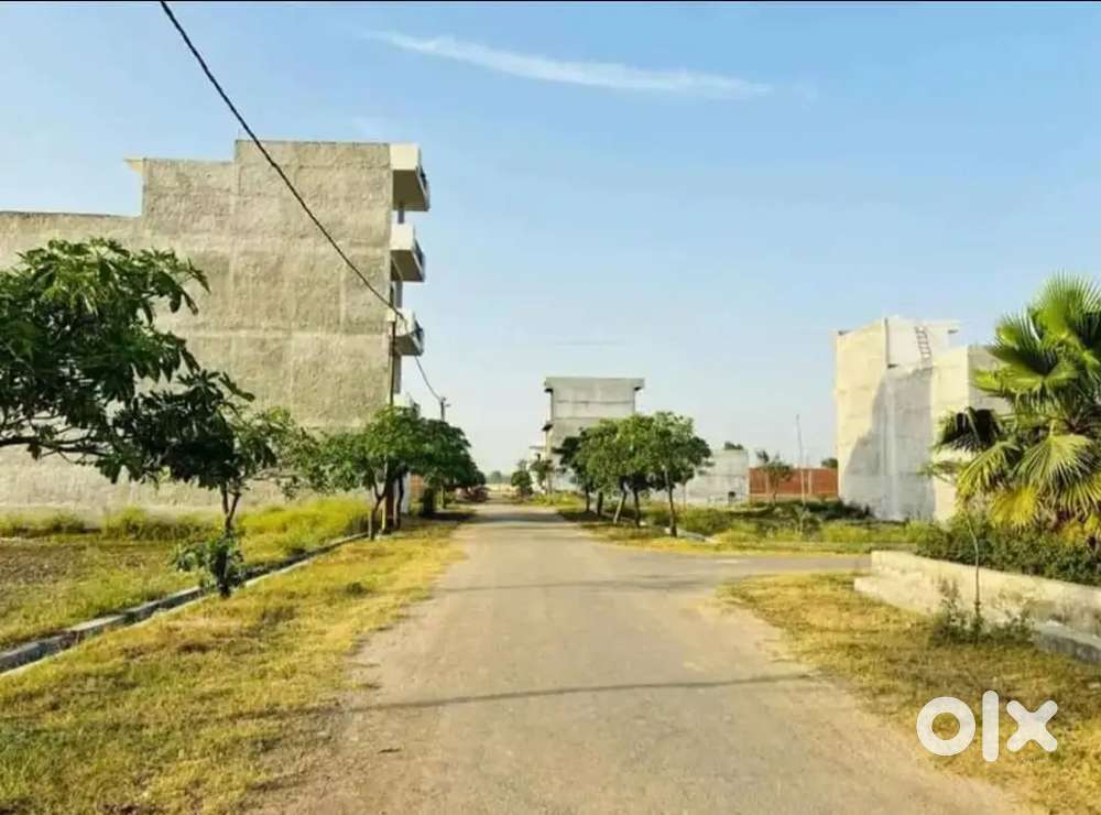 तुरंत घर बनाकर रहने योग्य प्लाट लखनऊ में आउटर रिंग रोड पर और दही बाजार