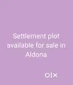 Settlement plot available for sale in Aldona