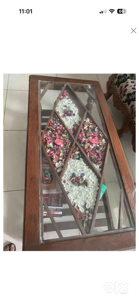 Sofa with center table for sale