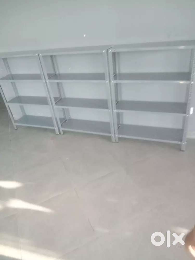 free home delivery. 4 shelf steel rack for sales.