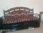 Sofa cum bed in good condition and two mattres for king size bed