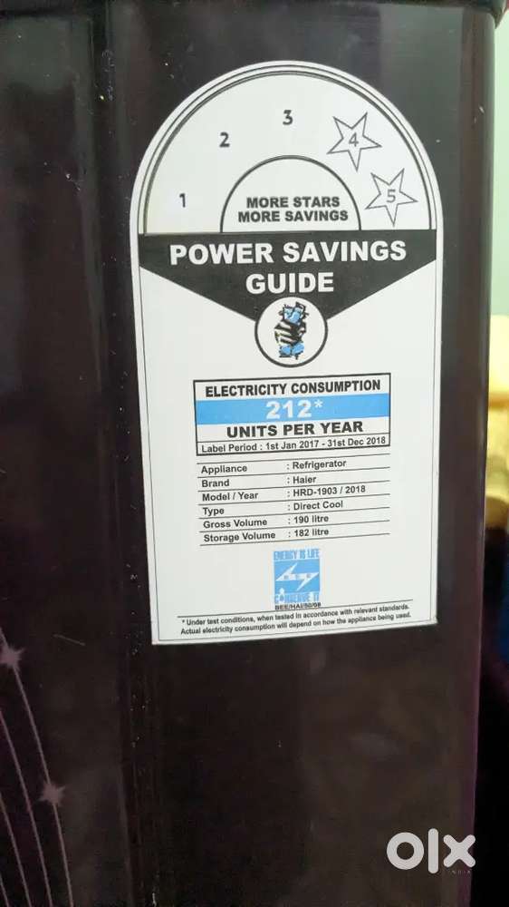 Haier fridge 190