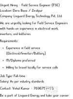 Field service engineer
