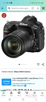 Nikon DSLR 850