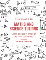 Maths and Science Tutions - till class 10