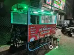 Street food shop with battery and charger including.