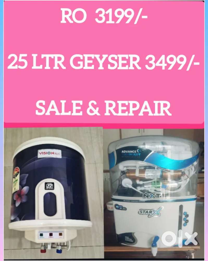 WATER PURIFIER RO FILTER , CHIMNEY , GEYSER REPAIR &SERVICE