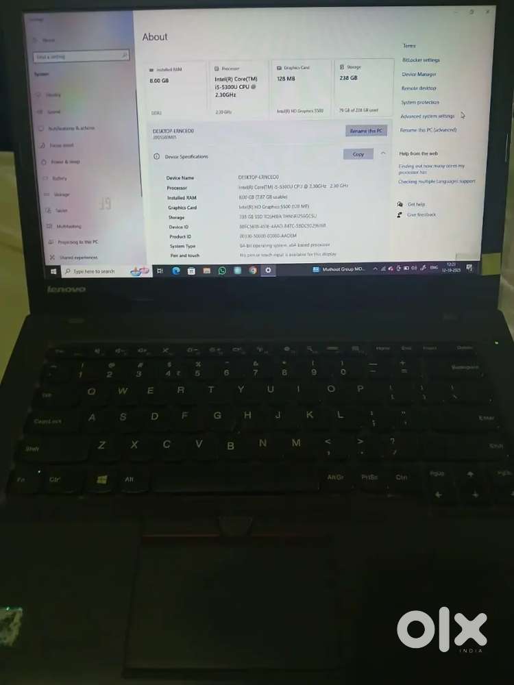 Lenovo L450 Thikpad new condition laptop