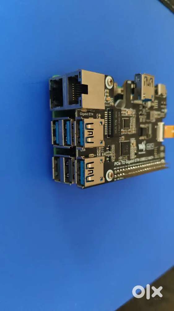 Rasberry Pi 5 8 GB RAM + PCIe to Gigabit Ethernet USB 3.2 Hat