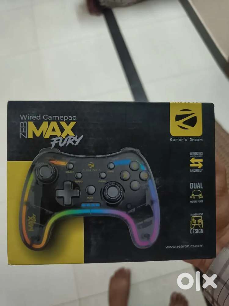 New Zebronics Max Fury wired gamepad/ gaming controller