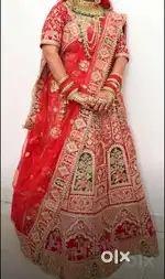 Bridal lehenga.. Beautiful Red colour