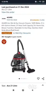 Wet and Dry vaccum cleaner ( Agaro)