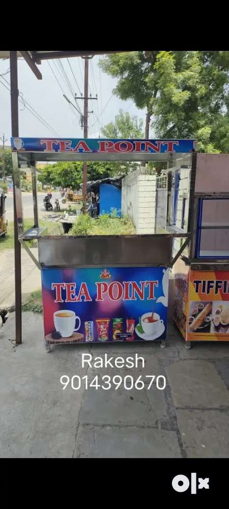Tea point fast food countar Curry point dosha bandi all steel counters