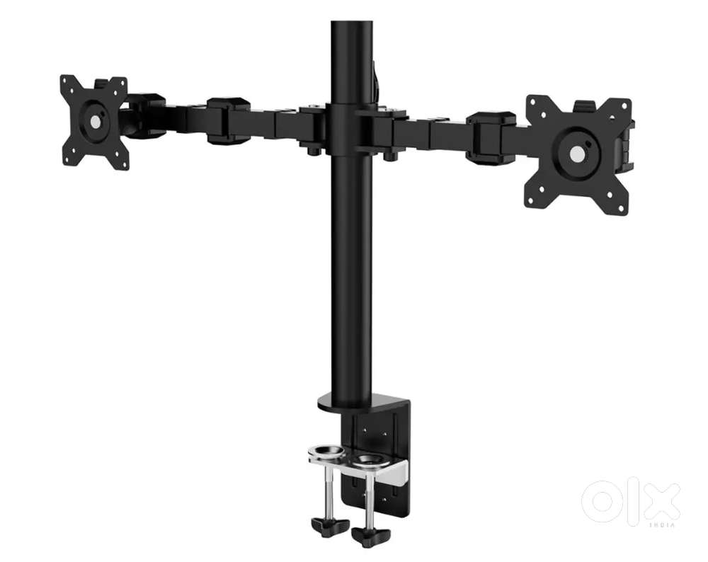 Amazon Basics Dual Monitor Arm (with All Accessories) – Like New