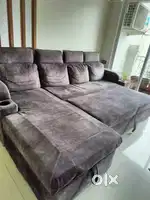 L Shape Sofa Cum Bed Set - 4 Seater With Storage