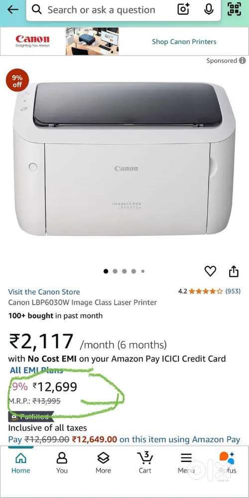 Canon printer with wifi