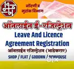 Online Leave and licence Agreement registration(25 percent discount )