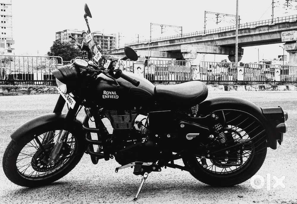Royal Enfield Classic 500 Stealth Black BS4 • 2019 Excellent Condition
