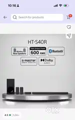 Sony s40r sound home theatre