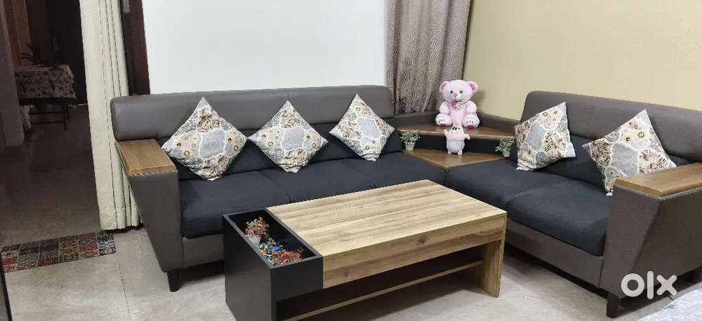 Godrej vertex l shape sofa 3+2