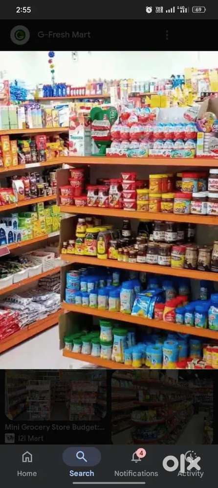 Super market salesman