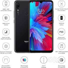 Redmi Note 7(3 GB/32 GB), Black