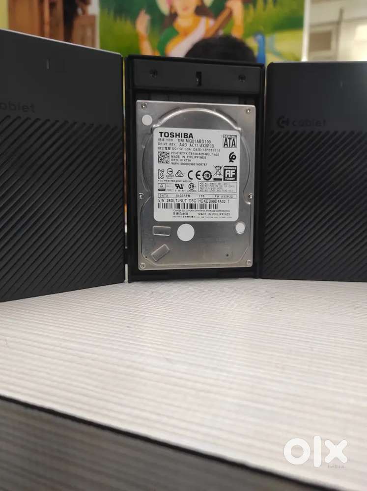 External USB Hard Disk Storage  1TB  100% Tested & Guaranteed