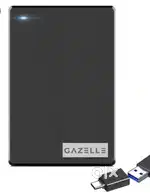 New GAZELLE High-Speed 500GB Ultra Slim Portable External Hard Drive