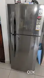 LG double door 258 liter refrigerator in a good condition