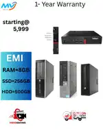 Hard Disk - 500GB  1 - Year Warranty  Free Installations  EMI Availabl